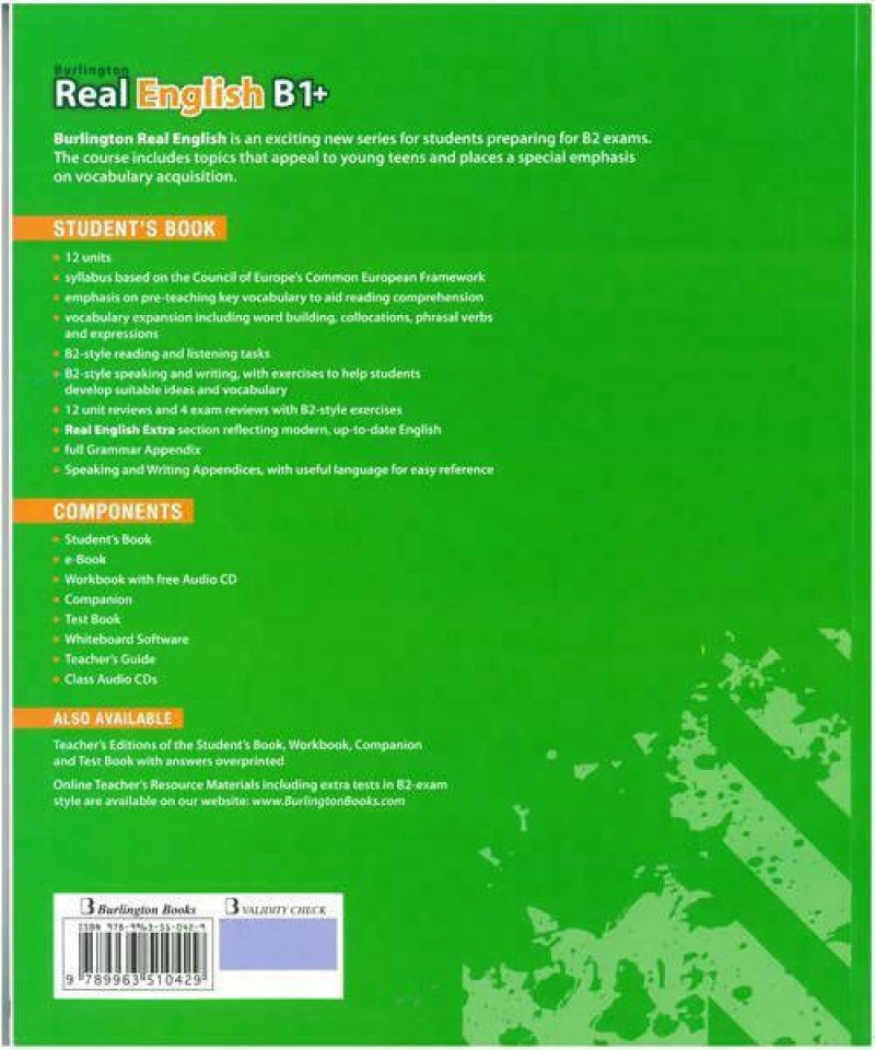 REAL ENGLISH B1+ ST/BK