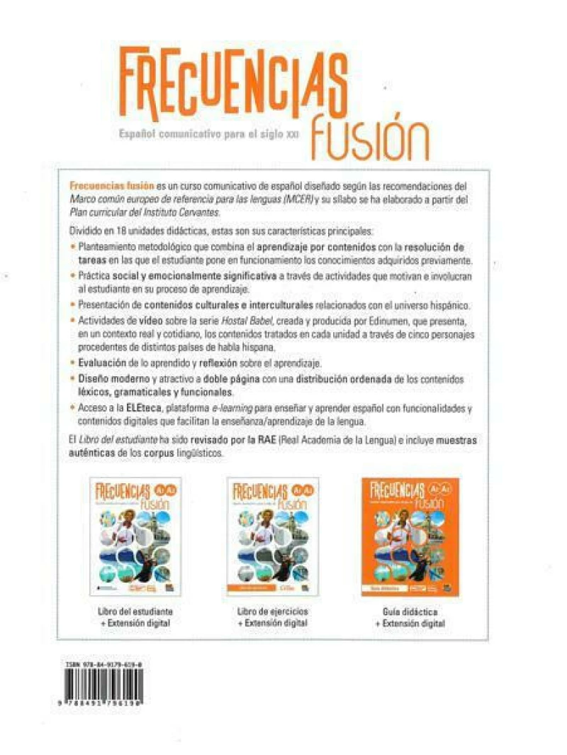 Frecuencias Fusión - Libro del Estudiante A1 + A2