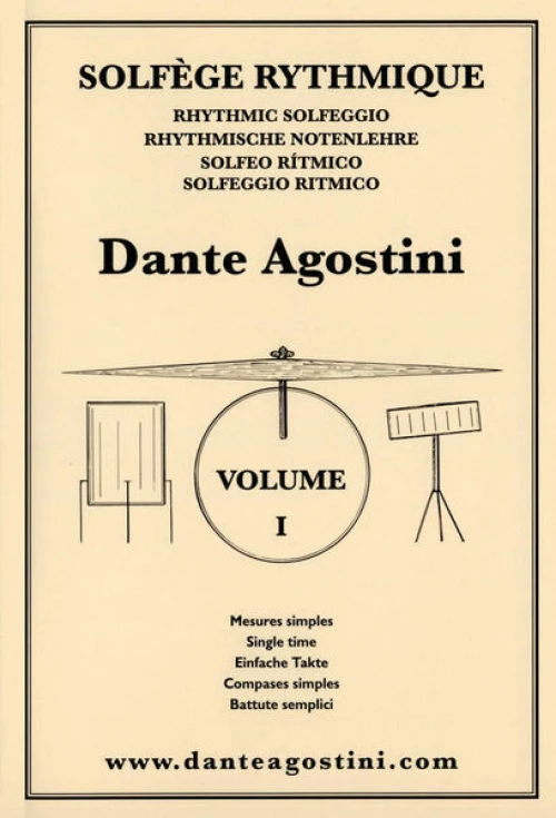 AGOSTINI SOLFEGE RYTHMIQUE No. 1