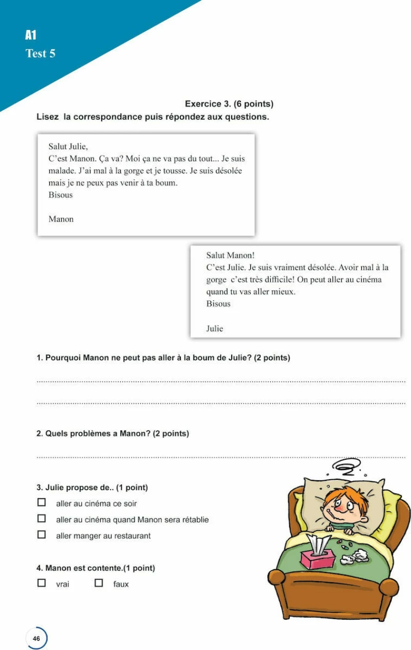 Tests A1: Livre de l’élève