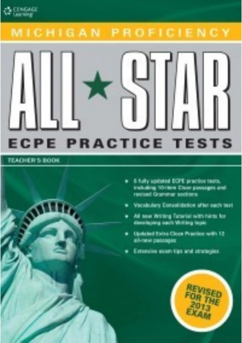 MICHIGAN ALL STAR ECPE PRACTICE TESTS Student 's Book (+ GLOSSARY) EDITION 2013 N/E