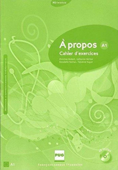 A PROPOS A1 CAHIER (+ CD)