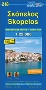 Σκόπελος, Πεζοπορικός χάρτης
