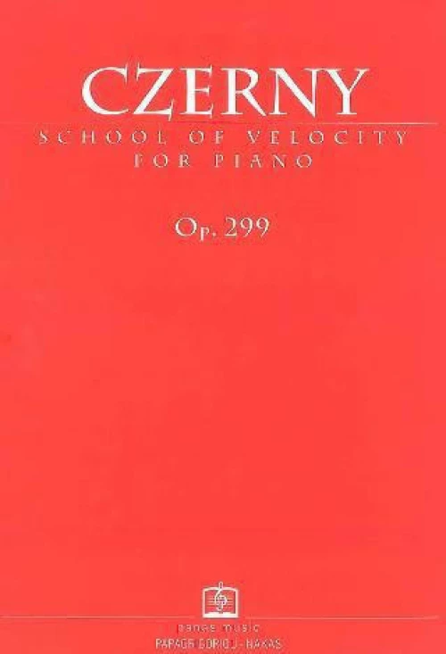 School of Velocity for piano op. 299
