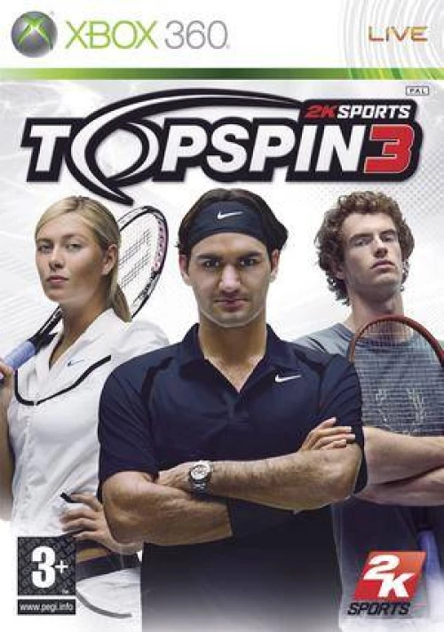 Top Spin 3 X360 USED