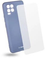 EGOBOO  Tempered Glass + Case Rubber TPU Light Grey (Realme 8/8 Pro)