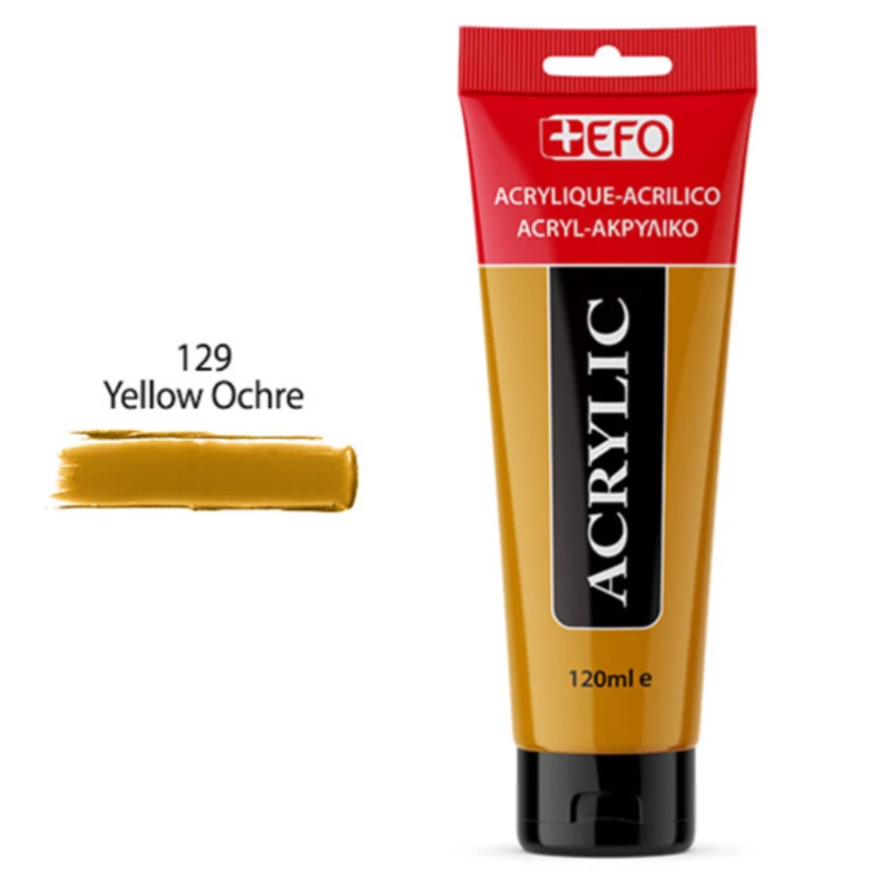 Ακρυλικό Χρώμα +EFO 120ml 129 Yellow Ochre 389129