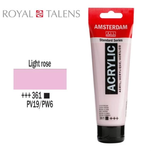 Ακρυλικό Χρώμα Royal Talens Amsterdam 120m 361 Light Rose 17093612