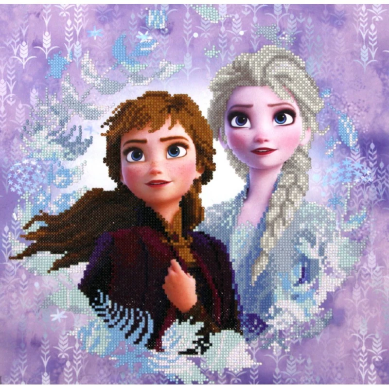 Ψηφιδωτό Diamond Dotz Frozen 2 Snow Sisters 40x40cm CD-851901209