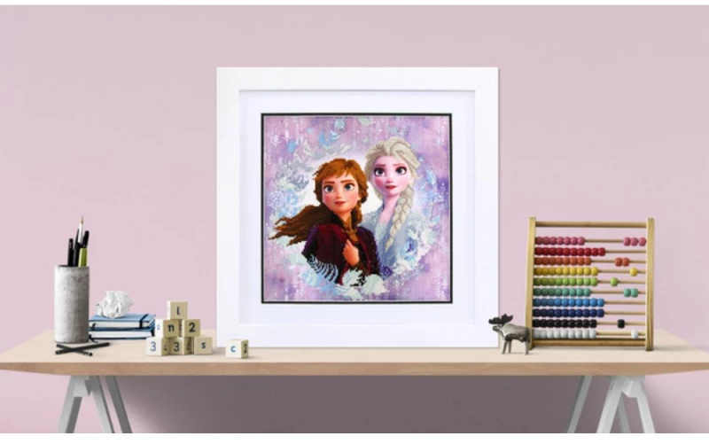 Ψηφιδωτό Diamond Dotz Frozen 2 Snow Sisters 40x40cm CD-851901209