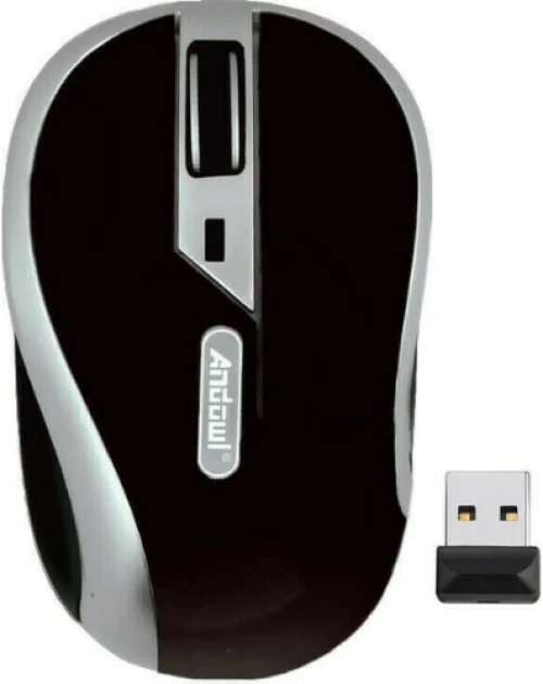 Andowl Ασύρματο Mini Ποντίκι Μαύρο 2.4ghz An-qm63