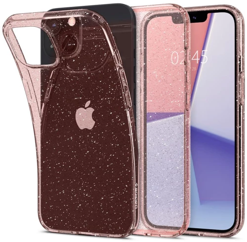 Θήκη Spigen Liquid Crystal Glitter Rose Quartz - Apple Iphone 13 (acs03517)