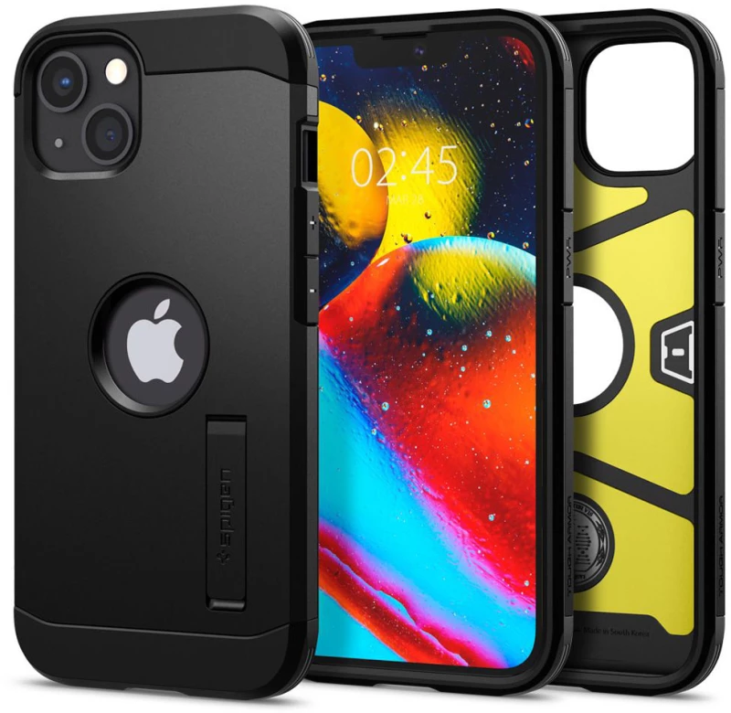Θήκη Spigen Tough Armor Black - Apple Iphone 13 (acs03539)