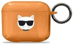 Θήκη Karl Lagerfeld Silicone Choupette Orange - Apple Airpods 3 (kla3uchfo)