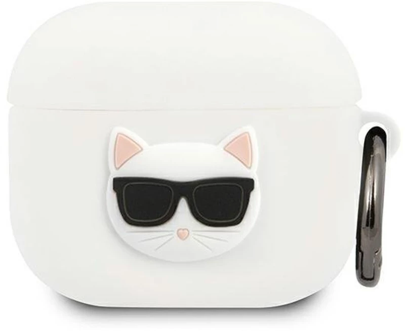 Θήκη Karl Lagerfeld Silicone Choupette White - Apple Airpods 3 (klaca3silchwh)