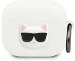 Θήκη Karl Lagerfeld Silicone Choupette White - Apple Airpods 3 (klaca3silchwh)