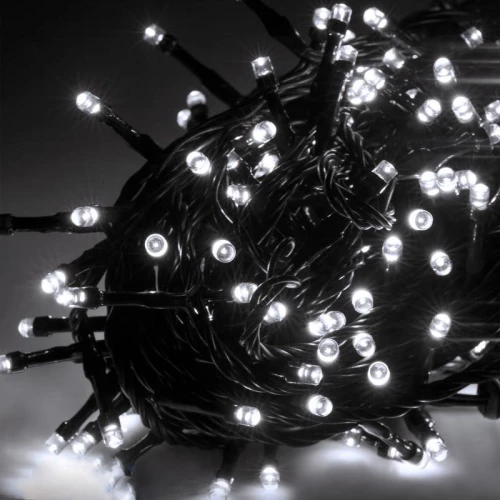 Χριστουγεννιάτικα Led 10m Ψυχρό Λευκό Rgb Rebel