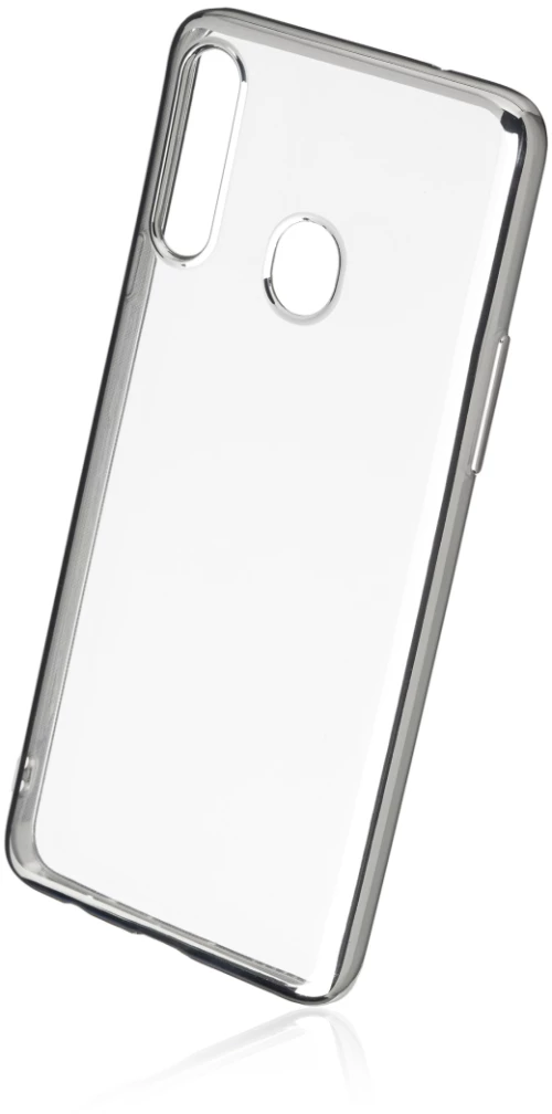Naxius Case Plating Silver Samsung A20s Naxius