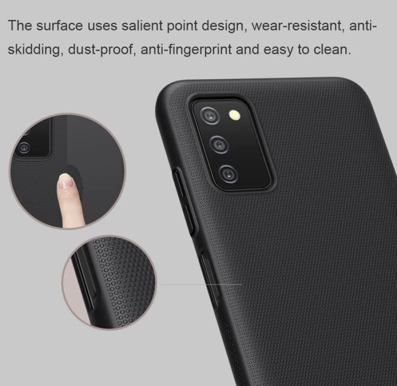 Nillkin Θήκη Super Frosted Shield Για Samsung Galaxy A03s/a037g Μαύρη