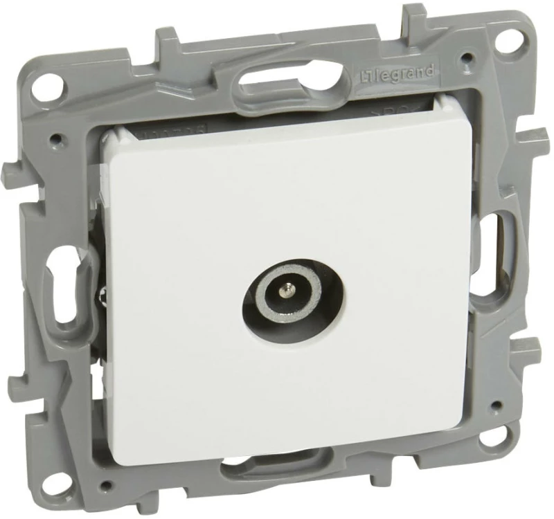 Legrand Πρίζα Κεραίας 764555 Αρσενική 10db Λευκή