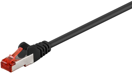 Goobay Καλώδιο S/ftp (pimf) Cat6 95572, Cca, Awg 27/7, 1.5m, Μαύρο