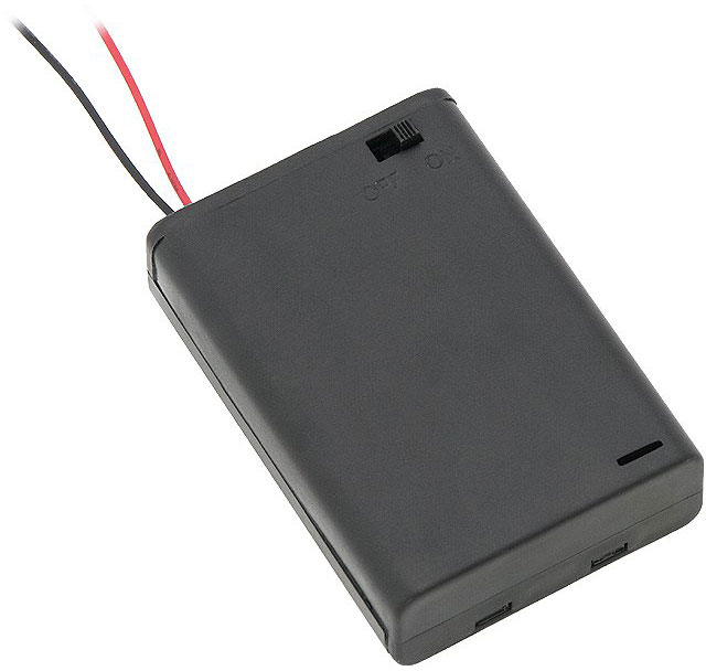 Μπαταριοθήκη Lr6 Ααx3 + Κουτί + Διακόπτης