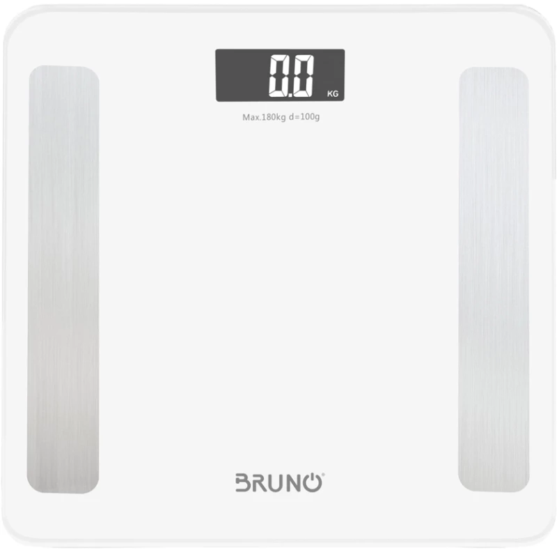 Bruno Smart Ψηφιακή Ζυγαριά Με Λιπομετρητή Brn-0058 Έως 180kg Λευκή