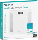 Bruno Smart Ψηφιακή Ζυγαριά Με Λιπομετρητή Brn-0058 Έως 180kg Λευκή