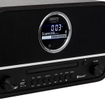 Camry Cr1182 Retro Επιτραπέζιο Ραδιόφωνο Ρεύματος Dab+ Με Bluetooth Και Usb Μαύρο