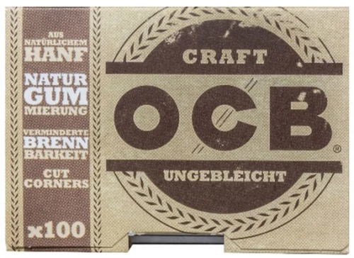 Ocb Χαρτάκια Αλεύκαντο - Craft Unbleached