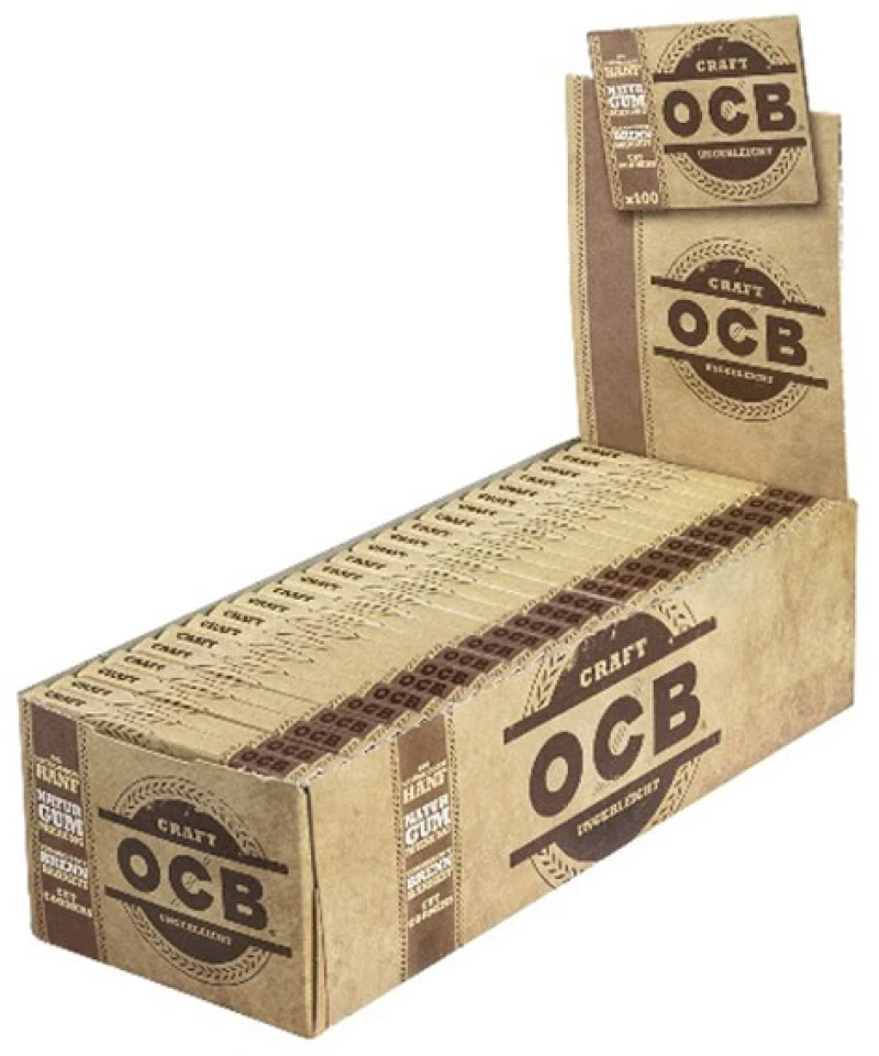 Ocb Χαρτάκια Αλεύκαντο - Craft Unbleached