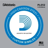Daddario Pl012 Plain Steel - .012