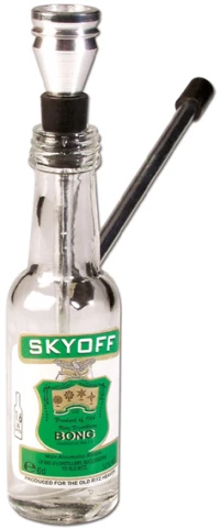 Γυάλινο Bottle Bong «skyoff» - 15cm