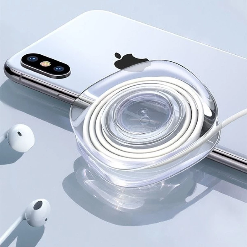 Baseus Universal Gel Pad Sticker Αντιολισθητική Βάση Κινητού Σε Λευκό Χρώμα