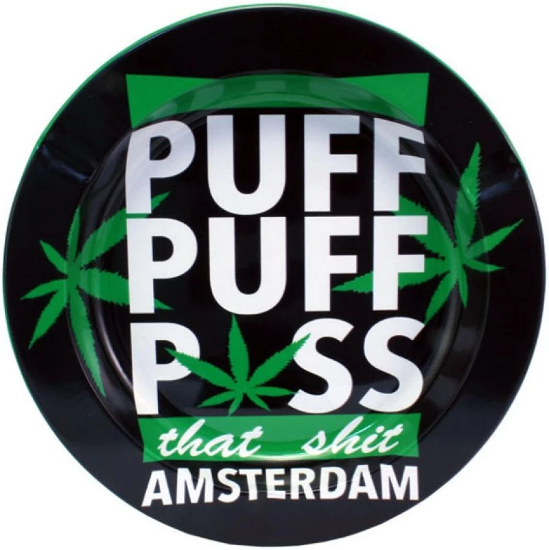 Μεταλλικό Τασάκι - Σχέδιο Amsterdam Puff Puff Pass
