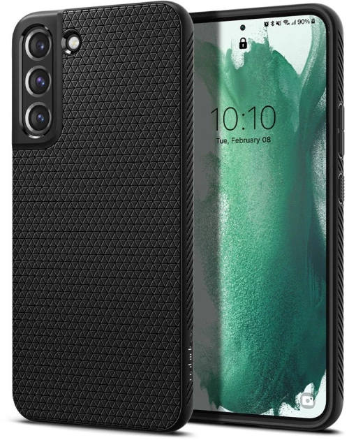 Spigen Liquid Air Back Cover Σιλικόνης Matte Black (galaxy S22+ 5g)