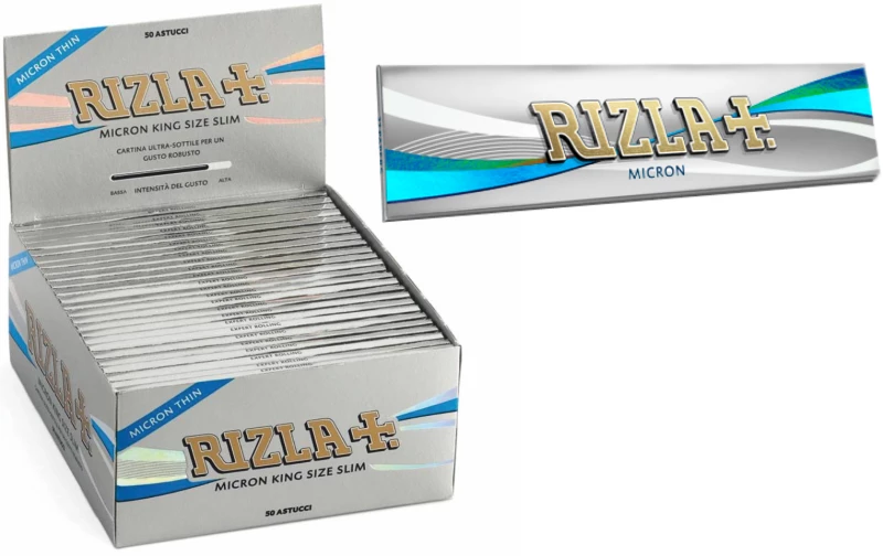 Rizla Χαρτάκια - Micron - King Size Slim - 50τεμ.