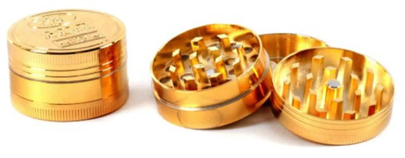 Grinder Τρίφτης 40mm Gold - 3 Parts