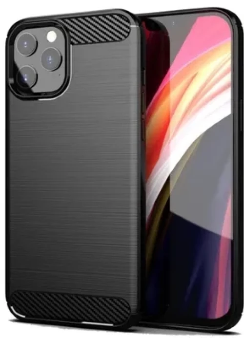 Carbon Θήκη Forcell Για Apple Iphone 12 Pro Max (μαύρη)