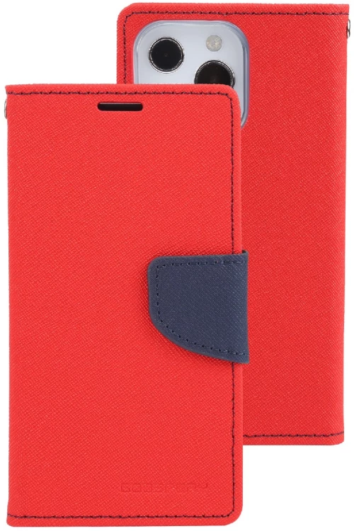 Θήκη Book Goospery Fancy Diary Για Apple Iphone 13 Pro Κόκκινο - Μπλε