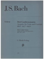 J.s.bach - Three Gamba Sonatas For Viola & Piano