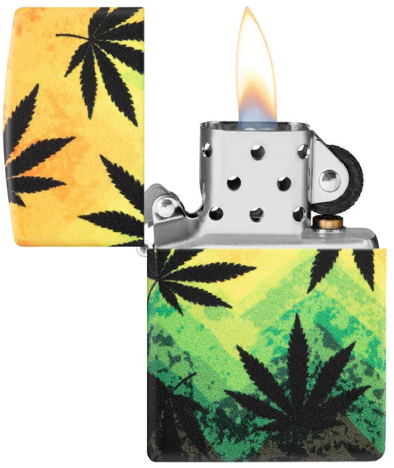 Zippo Αναπτήρας - 49806 Cannabis Design