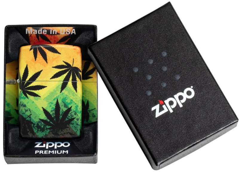 Zippo Αναπτήρας - 49806 Cannabis Design