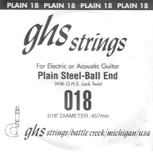 Ghs 018 - Plain Steel, Ball End