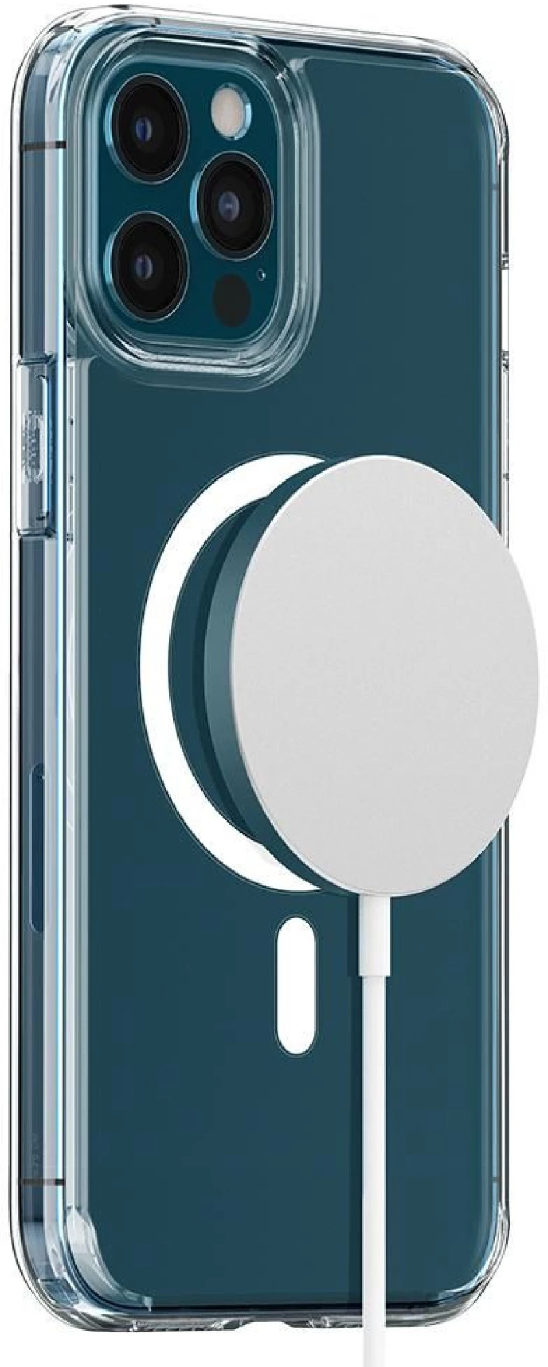 Spigen Ultra Hybrid Mag Back Cover Πλαστικό / Σιλικόνης Διάφανο (iphone 12 / 12 Pro)