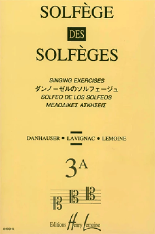 Lemoine - Solfege Des Solfeges - 3a