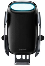 Baseus Car Charger Milky Way With Automatically Closing Jaws And Induction Charging (wxhw02-01) Black
