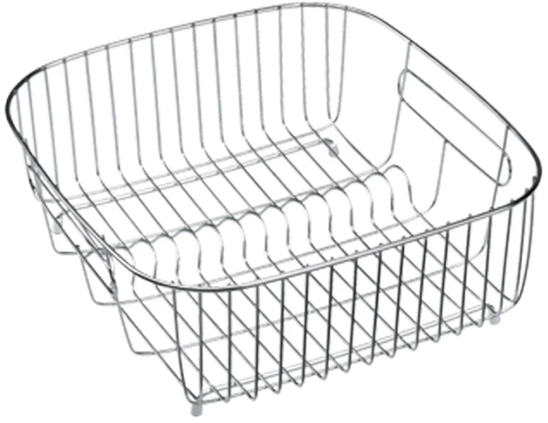 W31 Inox Καλάθι Κρεμαστό / Πιατοθήκη Νεροχύτη 33x39 Cm