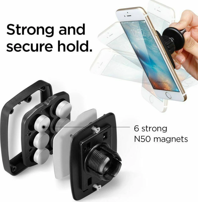 Βάση Spigen Kuel H12a201 Hexa-core 000cd20115 Premium Air Vent Magnetic Car Mount