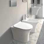 Bianco Ceramica Aida 52 Rimless Ad13000sc Btw - Λεκανη Δαπεδου
